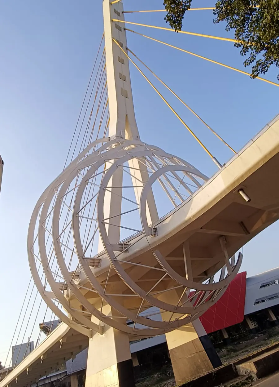 The new iconic Cable-Stayed Bridge, Pune