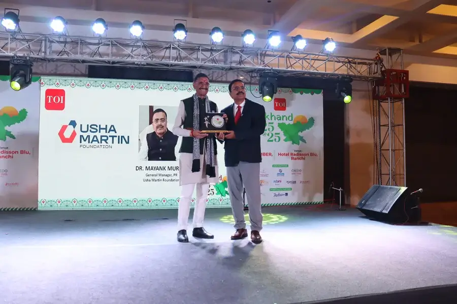 Usha Martin Foundation Honoured with Village Development Initiative Award