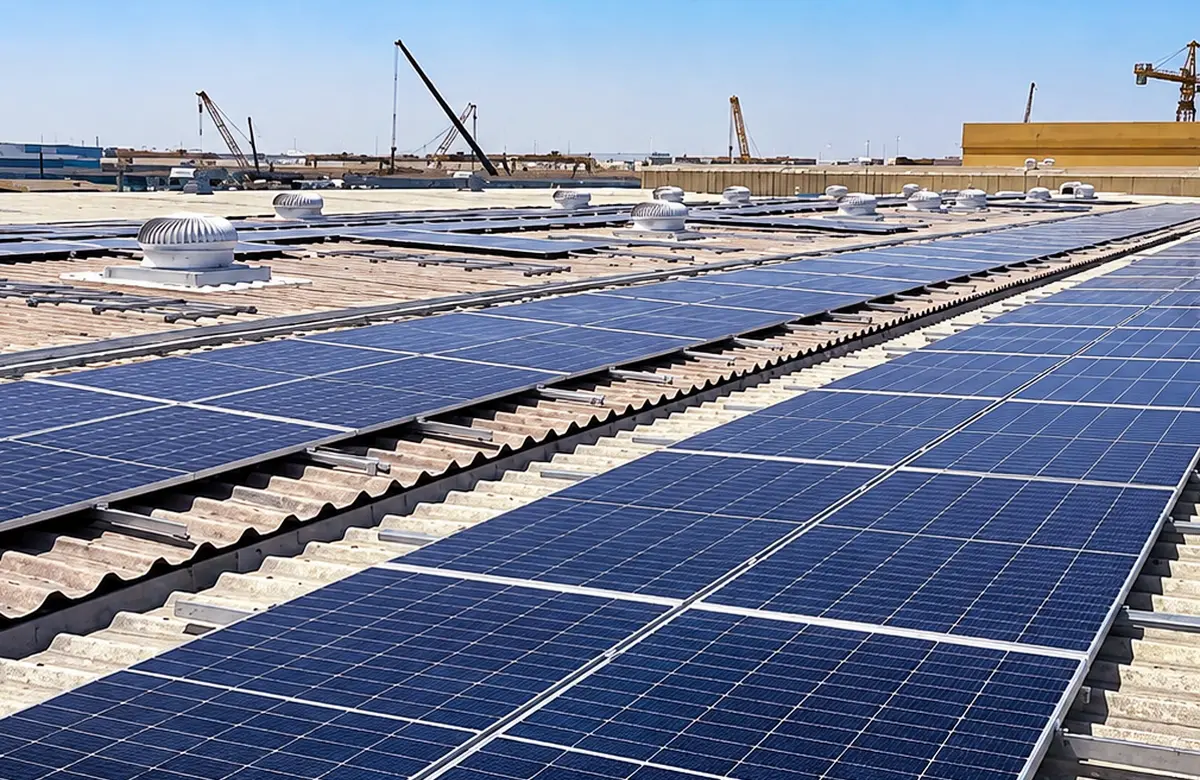 Installation of Solar Power System at Brunton Wire Ropes FZCo.