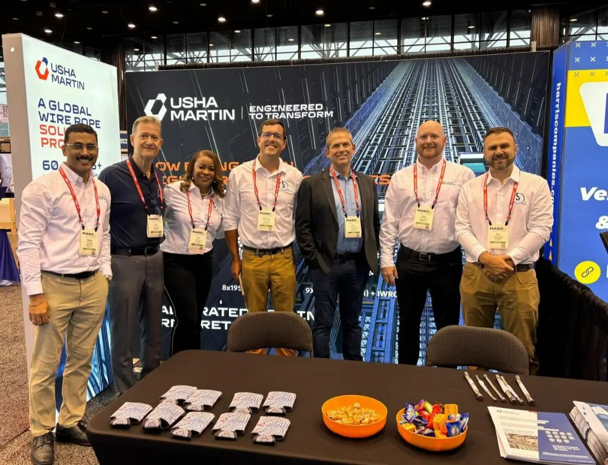 USHA MARTIN AMERICAS EXHIBITED AT THE 77TH NAEC CONVENTION IN CHICAGO